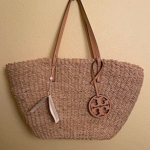 Tory Burch Straw Tote